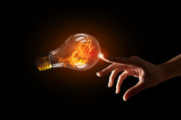 Wall Mural - concept of electric energy