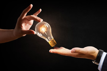 Wall Mural - concept of electric energy
