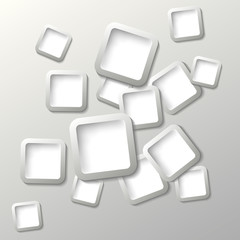 Poster - Abstract background with squares. vector illustration