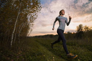 Wall Mural - Lady runner