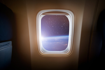 Wall Mural - planet earth from the space craft.