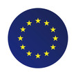 Europe flag (EU) vector