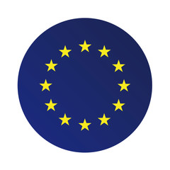 Europe flag (EU) vector