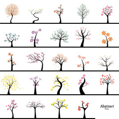 Sticker - Cute Abstract trees