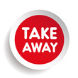 © grounder - Take away sticker vector
