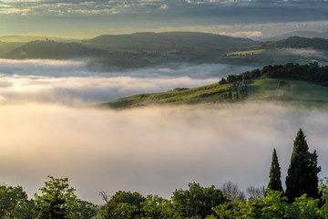  Sunrise over Val d'Orcia
