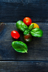 Wall Mural - Colorful cherry tomatoes