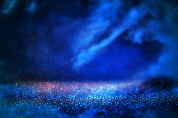 abstract night sky with clouds background