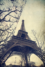 Eiffel Tower - Vintage Photo