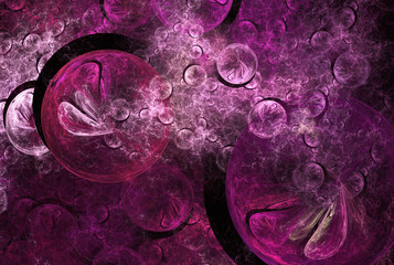 Wall Mural - abstract fractal background, texture
