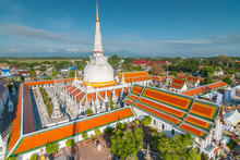 Top View Of Wat Phra Mahathat Nakhon Si Thammarat