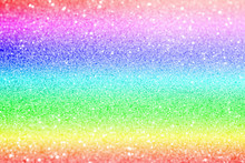 Rainbow And Pastel Glitter Texture Abstract Background