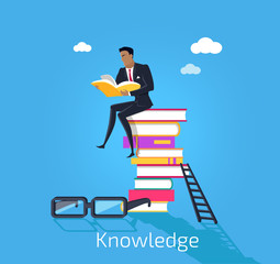 Poster - Knowledge Design Flat Concept Style