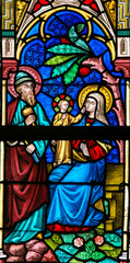 Papier Peint - Stained Glass - Holy Family
