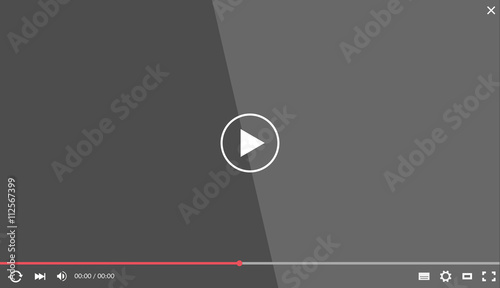 Video player Fototapet