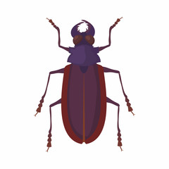 Poster - Bug icon, cartoon style