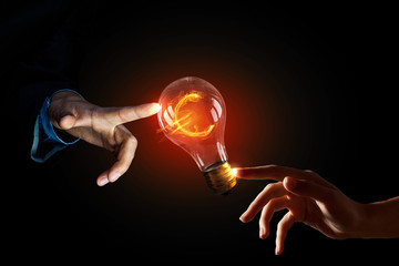 Wall Mural - concept of electric energy