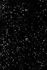 Sticker - Snow flakes on dark background