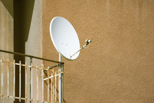 Satellite Dish At A Balcony
