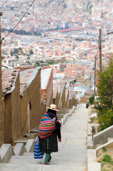 Wall Mural - Capital city of Bolivia - La Paz