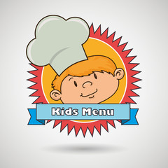 Poster - kids menu design 