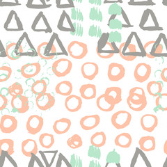 Aufkleber - Scandinavian seamless pattern