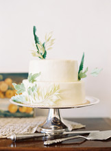 Wedding Cake On Cake Stand