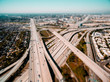© Ryan Longnecker - Aerial drone view of freeways in Los Angeles