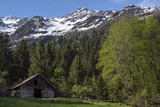 Fototapeta Krajobraz - L'Oule - Massif de Belledonne - Isère.