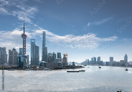 Fotomural Shanghai horizonte durante el día