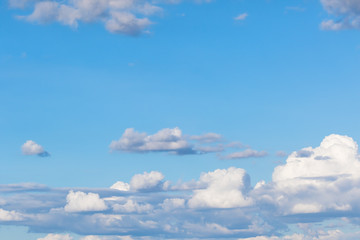 Wall Mural - blue sky with clouds