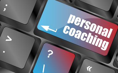 Poster - Keyboard key with enter button personal coaching vector . keyboard keys, keyboard button, keyboard icon