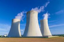 Nuclear Power Plant Dukovany In Czech Republic Europe