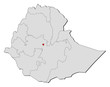 © schwabenblitz - Map - Ethiopia, Addis Ababa