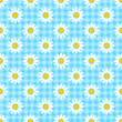 © mark.f - Vector Background #Flower Dots & Checkered Pattern