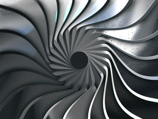 Aufkleber - Abstract 3d rendering of gold surface.3d rendering.