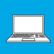 © Jemastock - Laptop design. Technology icon. Isolated illustration , vector