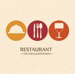 Wall Mural - restaurant menu design 