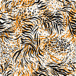 Tiger skin pattern