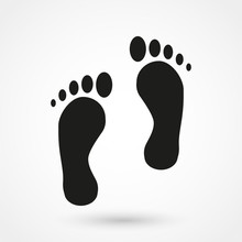 Foot Icon Vector
