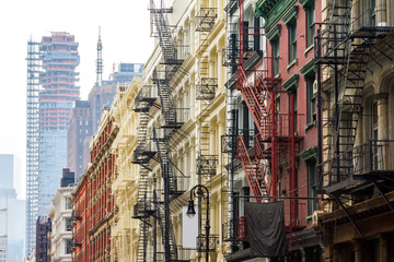 Fototapete - Soho Neighborhood in Manhattan New York City