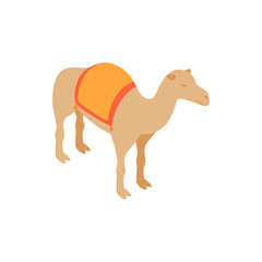 Sticker - Camel icon, isometric 3d style