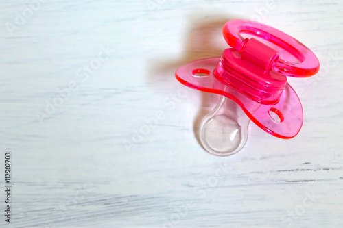 Pink baby soother Slika na platnu