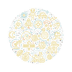 Wall Mural - Cosmos Concept