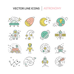 Wall Mural - Cosmos Icons
