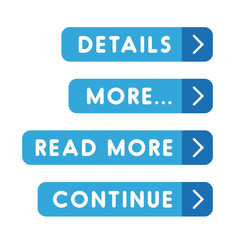 Poster - Call to action button set - Details, More, Read more, Continue