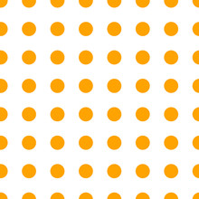 Polka Dot Orange Pattern