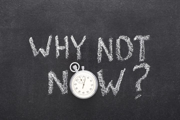 Wall Mural - why not now watch
