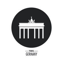 Germany Design. Culture Icon. Flat Illustration, Vector Graphic