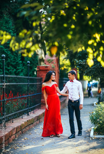red and white outfits for couples